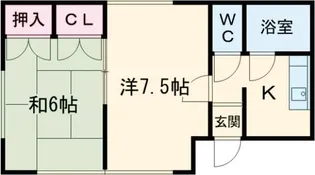 グレース陽南【1階】の間取り