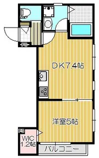スパロウ戸越【2階】の間取り