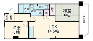 ビラ新瑞【2階】の間取り