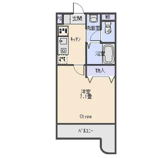サイレンスWAKABA【1階】の間取り