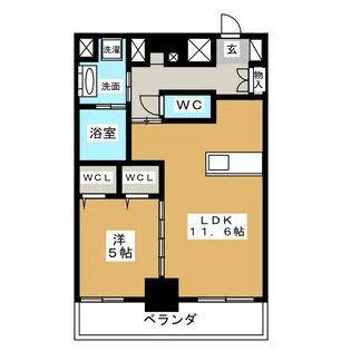 Hale Lani千代田【4階】の間取り