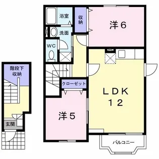 セイ・フィオ-レ【2階】の間取り
