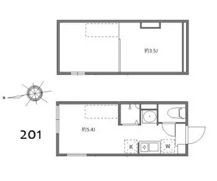 ブリスガーデン【2階】の間取り