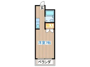 サンシャインプラザ共立【5階】の間取り
