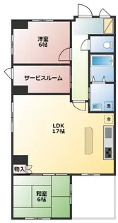 山則ビル【2階】の間取り