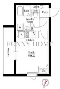 コンポジット経堂【3階】の間取り