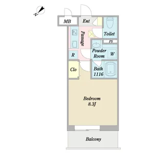 メゾンロア【3階】の間取り