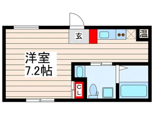 ボンズステージ門前仲町【4階】の間取り