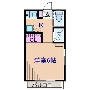 アップルホーム菊名【1階】の間取り