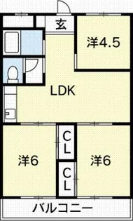 ミラベール林【4階】の間取り