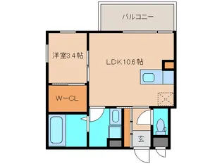 アルテマイスター谷川【4階】の間取り