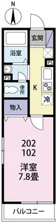 ソレイユ・フラット【1階】の間取り