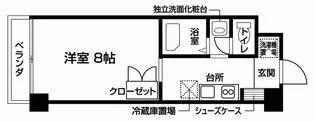 バウスクロス仙台宮町【6階】の間取り