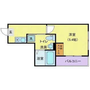 レジデンスウエスト淵野辺【2階】の間取り