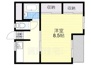 メゾンサワダ【1階】の間取り