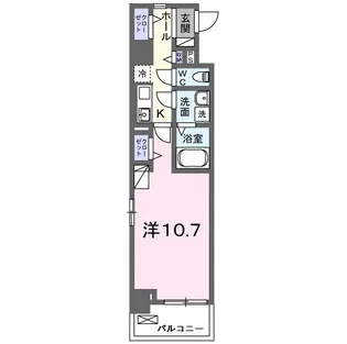 カームプレイン森崎【1階】の間取り