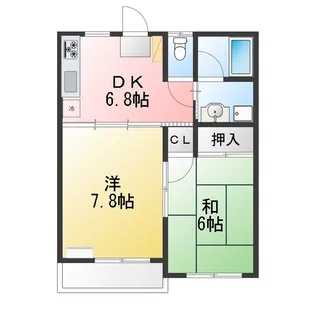 ネオステージ福室【2階】の間取り