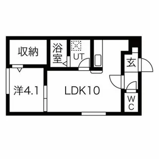 ユーゴーズS5【2階】の間取り