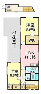 メゾンひとみ【2階】の間取り