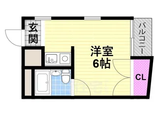 プレアール鴻池【3階】の間取り