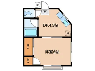 サニ―ハウス栗山1【1階】の間取り