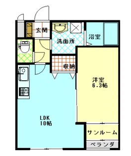 ニアステーションII【1階】の間取り