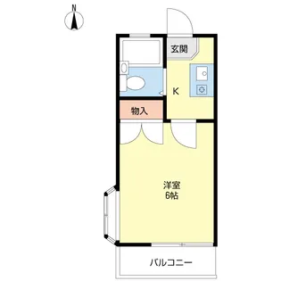 αNEXT荒牧第1B【2階】の間取り