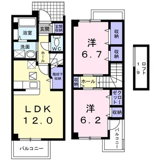 メゾン ベルの間取り