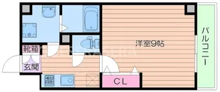 グランシエール都島【7階】の間取り