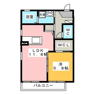 サニーガーデン神村【2階】の間取り