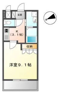 クレア【2階】の間取り