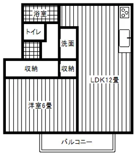 サウンドハイツ【2階】の間取り