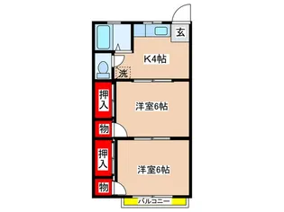 岩沢ビル【3階】の間取り