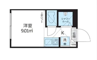chiaro千川【1階】の間取り