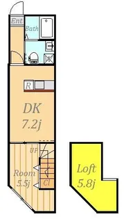 Lenfort町田【2階】の間取り