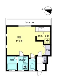 ミューズコート西陵【2階】の間取り