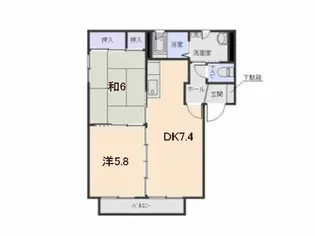 ヴァン・フォーレ小岩井 B【1階】の間取り