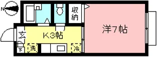 グランシャリオ【2階】の間取り