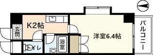 サンパレス横川【5階】の間取り