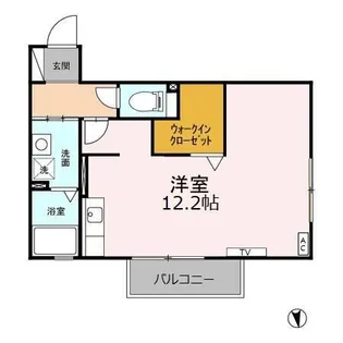 アフロディーテ【2階】の間取り