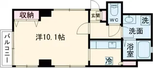 サル・ドュ・セジュール【4階】の間取り