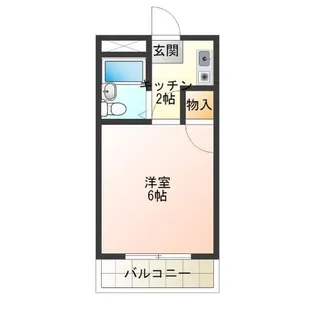 サンライフ岸里【2階】の間取り