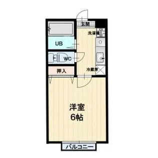 メゾンランジェB【1階】の間取り