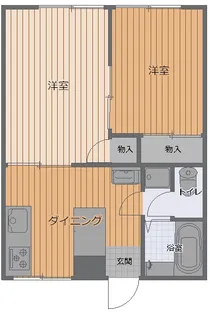 茅ヶ崎ハイツ【1階】の間取り