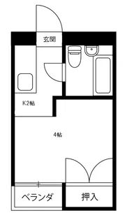 ヴィラ笠市【3階】の間取り