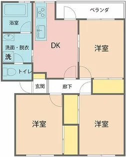 アイオライト【1階】の間取り