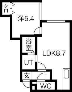 ラ・フォルテ【1階】の間取り