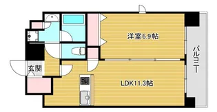 グランカリテ日本橋【12階】の間取り