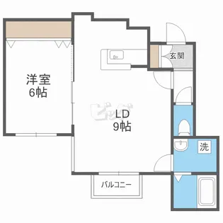 クラリス琴似【2階】の間取り
