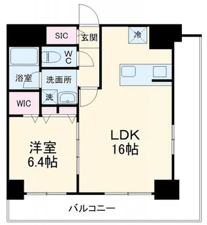 浦和パラディア【3階】の間取り